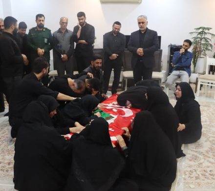 وداع اختصاصی خانواده سردار شهید حاج حمید مازندرانی