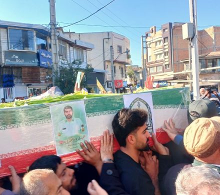 تشییع پیکر پاک شهید افتخاری فر شهید دهه هشتادی در کردکوی