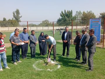 کلنگ‌زنی اقامتگاه بوم‌گردی در کردکوی همزمان با هفته گردشگری